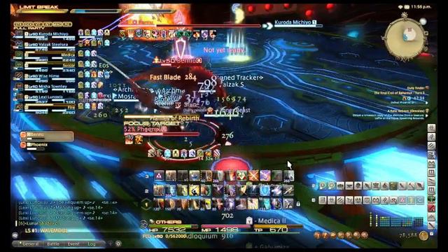 Final Fantasy XIV: ARR Final Coil of Bahamut Turn 3(Turn 12) Admantoise Server PLD POV смотреть онлайн