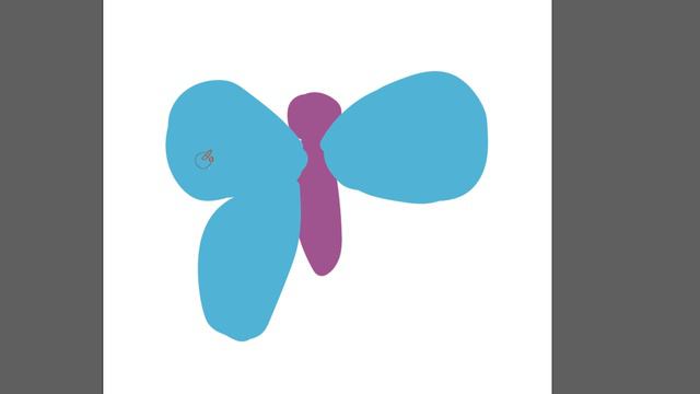 Рисуем бабочку детям часть 7 смотреть онлайн