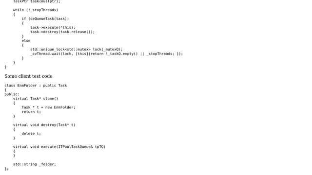 Code Review: ThreadPool implementation in C++ смотреть онлайн