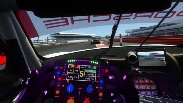 Assetto Corsa in VR - Testing the Custom Shaders in racing смотреть онлайн