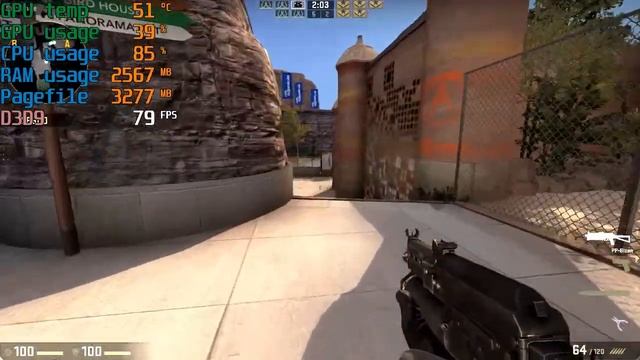 CS GO - GT 1030 - Core 2 Quad Q9550 Benchmark - 720p Ultra (Counter Strike) смотреть онлайн