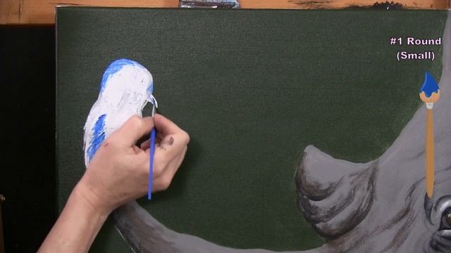 Learn How to Paint FACE OFF with Acrylic - Paint and Sip - Fun Animal Portrait Step by Step Tutoria смотреть онлайн