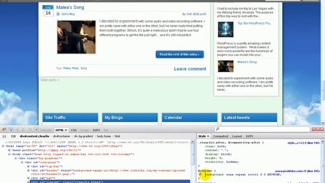 Using Mozilla Firebug with Wordpress 2 смотреть онлайн