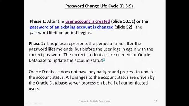part ii create profile password life cycle смотреть онлайн