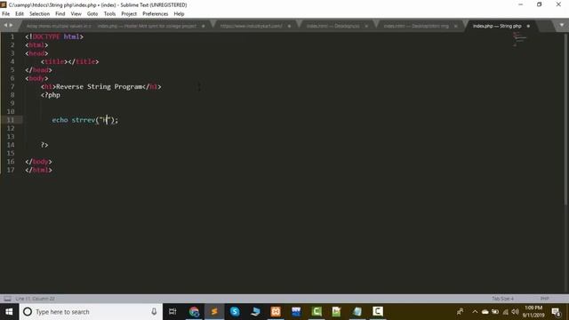 Reverse String Program in English-Hindi | Coding Expert Technologies смотреть онлайн