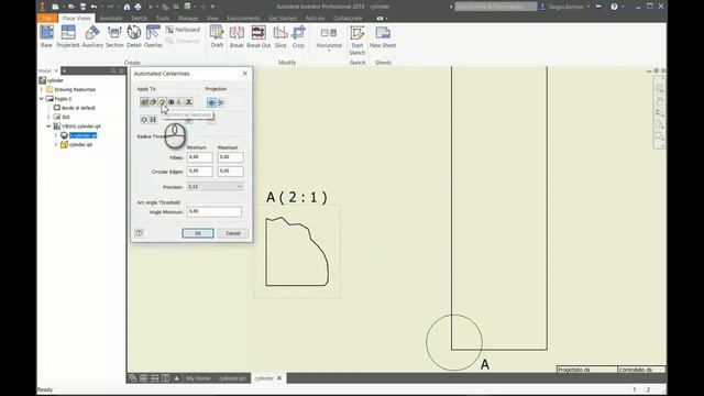 Quick Tip - Radial Dimensions in Detail View смотреть онлайн