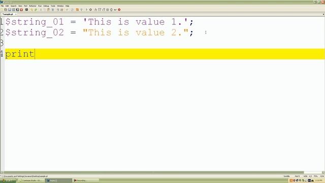 Perl Programming - Working with strings смотреть онлайн