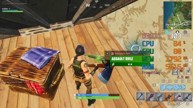 GeForce GTX 1060 3GB -- Intel Core i5-4690K -- Fortnite Battle Royale Benchmark Low смотреть онлайн