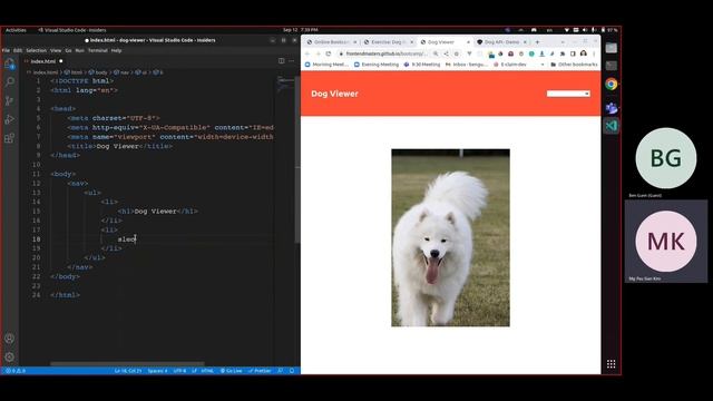 01 JavaScript Dog Viewer - Day 14 смотреть онлайн