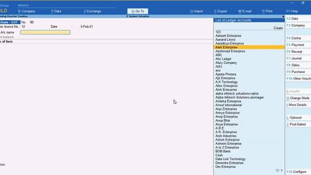 Tally Add On : Enable Cost Centre in Purchase Voucher in TallyPrime Software. смотреть онлайн