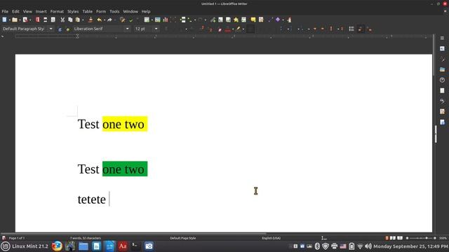 Linux Mint 21.2 - Cinnamon - LibreOffice 7.6 tips. смотреть онлайн