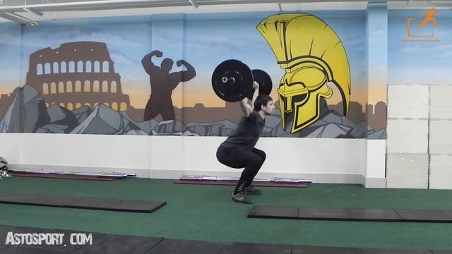 Приседания со штангой над головой - Техника выполнения. смотреть онлайн