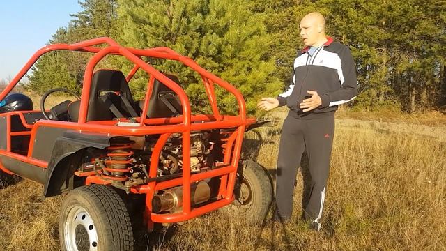 Багги своими руками. Обзор самодельного багги.How to make a car. Homemade buggy. смотреть онлайн