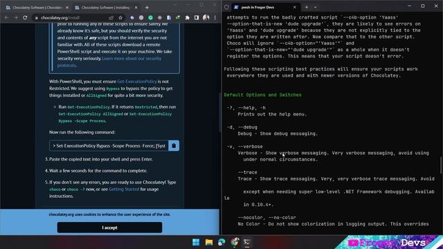 How To Install Chocolatey on Windows Using PowerShell Terminal | Bahasa смотреть онлайн
