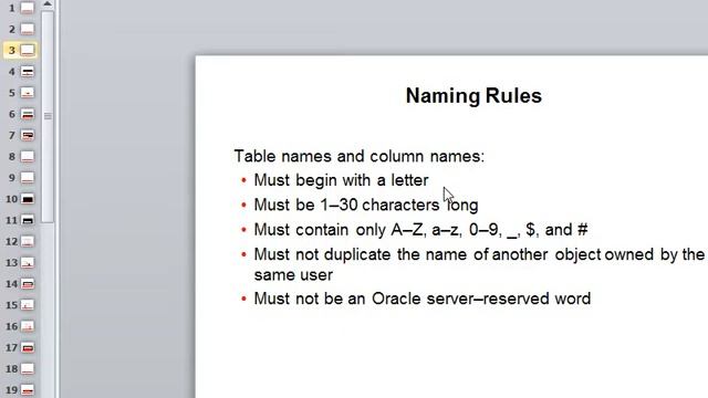 Lect Create Table Rules смотреть онлайн
