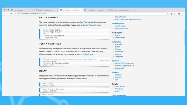 Скрипты в Home Assistant смотреть онлайн