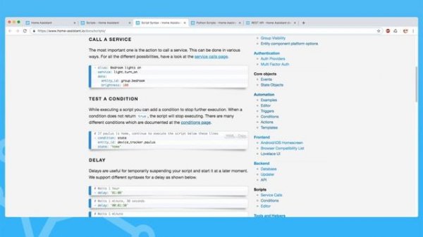 Скрипты в Home Assistant