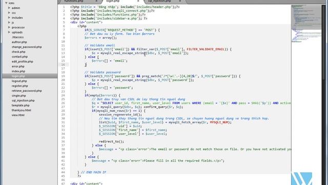 PHP & MySQL sql injection смотреть онлайн