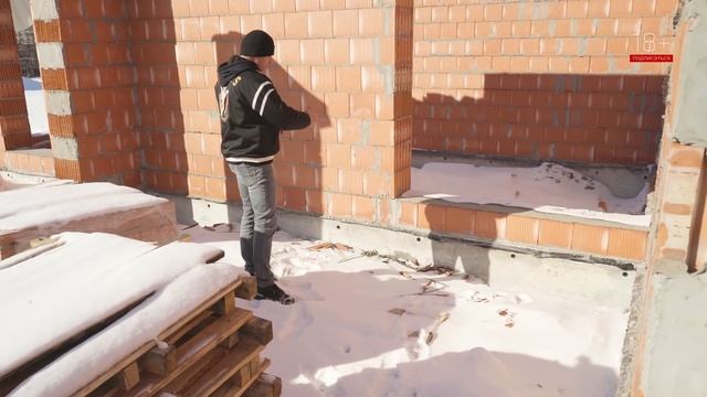 Одноэтажный дом с плоской крышей ⎮Керамоблок смотреть онлайн