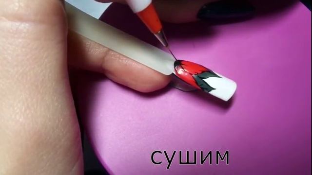 Красивый дизайн ногтей с цветами. Цветы гель лаком