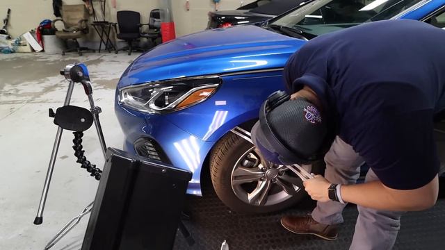 Hyundai Sonata Fender Smash | Paintless Dent Repair смотреть онлайн