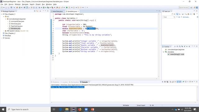 Chapter 1 Java basic introduction ( English ) смотреть онлайн