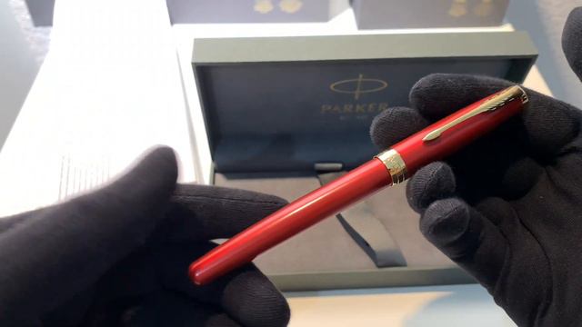 Перьевая ручка Parker (Паркер) Sonnet Core Red Lacquer GT F смотреть онлайн