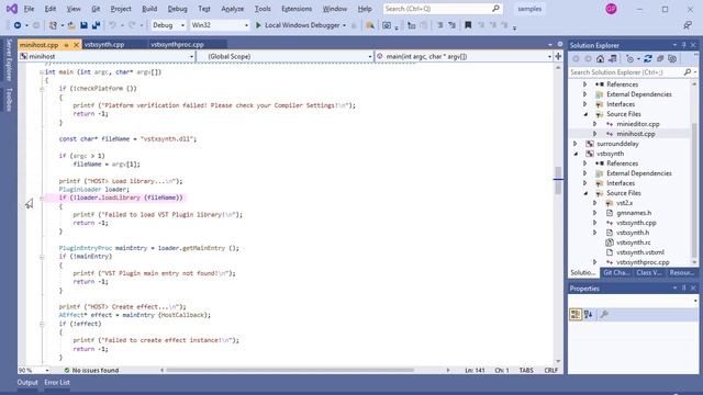 VST plugin host programming in C++ - Part 1 смотреть онлайн