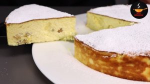 Сочная Творожная запеканка на завтрак "Всего по 3"! Легко запомнить рецепт!