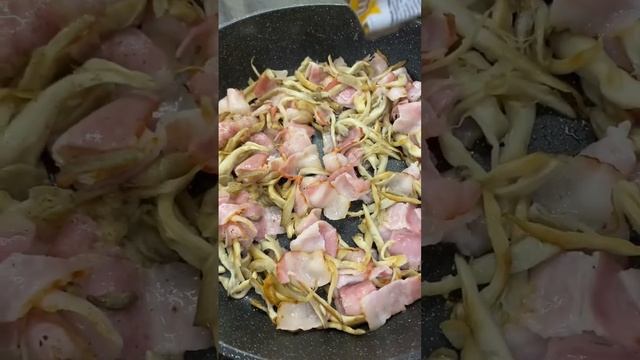 Вкуснейший ужин за 15 минут ? Картофельные ньокки с беконом и грибами #ньокки #ужин #ужинза15минут смотреть онлайн