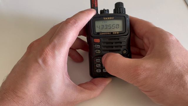 7. Рация Yaesu Vx-6r переключение с канала на частоты.