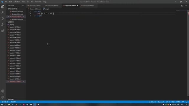 Урок 022. Циклы. Таблица умножения на JavaScript смотреть онлайн
