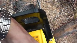 Обзор,обкатка китайской бензопилы ЧЕМПИОН 254.