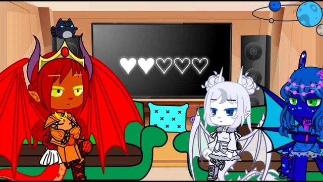 Реакция Корал, Глетчер и Пурпур на будущее смотреть онлайн