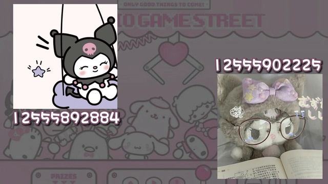ROBLOX || Bloxburg & Royale High ~ Cute Sanrio Decals Ids