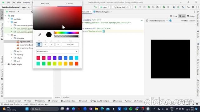 Custom Backgrounds In Android Studio | Using Drawable Resource File | Android Studio | Java смотреть онлайн