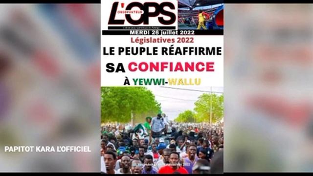 Revue de presse papitot Kara journal L'ops l'observateur patriotique du Sénégal смотреть онлайн