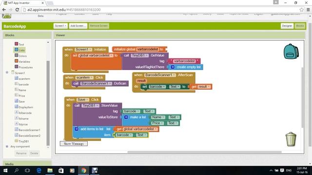 How to Make Barcode Scanner Android App using App Inventor 2 without writing codes смотреть онлайн