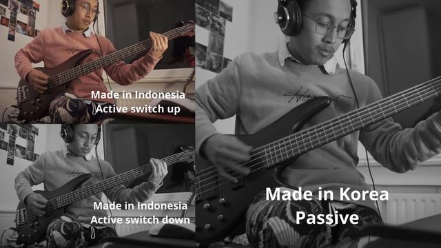Ibanez SDGR SR505 Indonesia vs Korea comparison смотреть онлайн