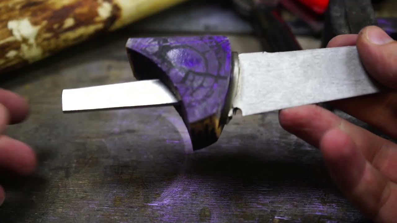Делаю Скандинавский нож с резьбой | Knifemaking: Scandinavian Knife DIY смотреть онлайн