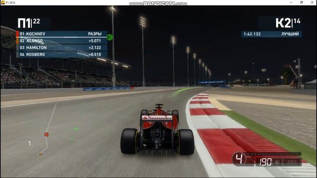 F1 2014. BAHRAIN INTERNATIONAL CIRCUIT смотреть онлайн