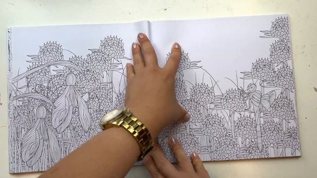 Flip Through- The Enchanted Forest Coloring Book by Sara Muzio смотреть онлайн