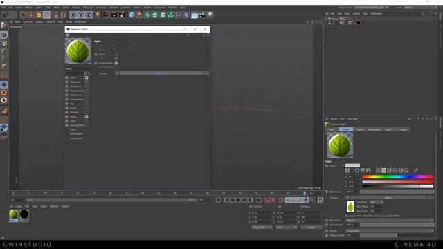 Анимация текста из листвы в Cinema 4D без плагинов смотреть онлайн
