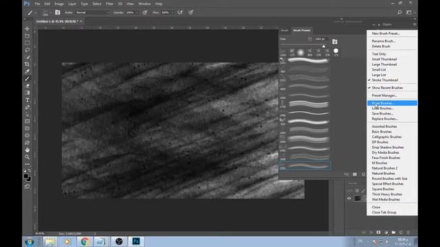 How To Reset Brushes in Photoshop CC 2018 To Default brushes смотреть онлайн