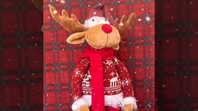 Проморолик МК "Новогодний лось на длинных ногах" смотреть онлайн