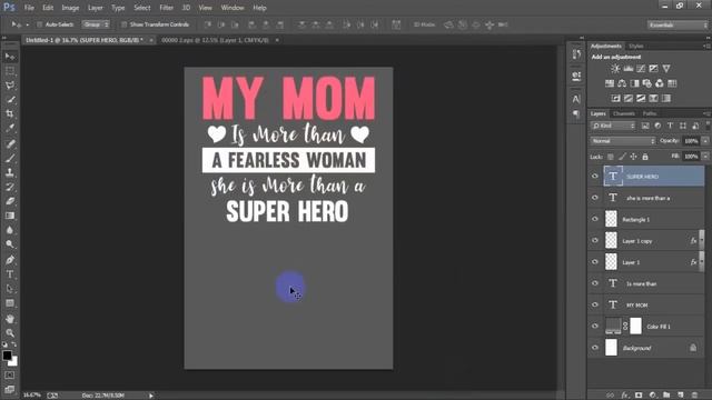 Text Based T-Shirt Design Photoshop Tutorial смотреть онлайн