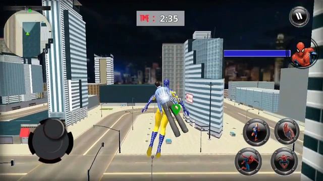 Rope Master Flying Spider Superhero Rescue Mission Vs Spider Hero 2019 Super Spider hero Fighting смотреть онлайн