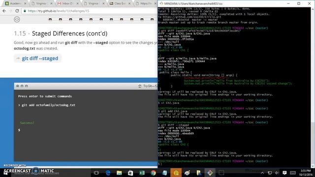 Chapter3 2 CSC200 Git Part5 смотреть онлайн