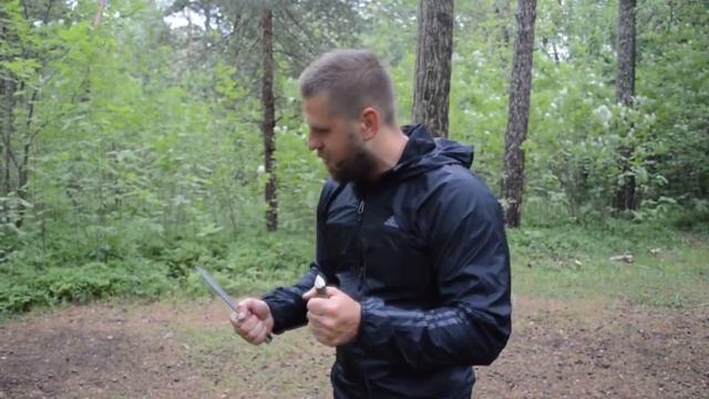 НОЖ РАЗВЕДЧИКА "НР-40" КЛАССИЧЕСКИЙ ИЗ ДАМАССКОЙ СТАЛИ, ГАРДА МЕЛЬХИОР смотреть онлайн