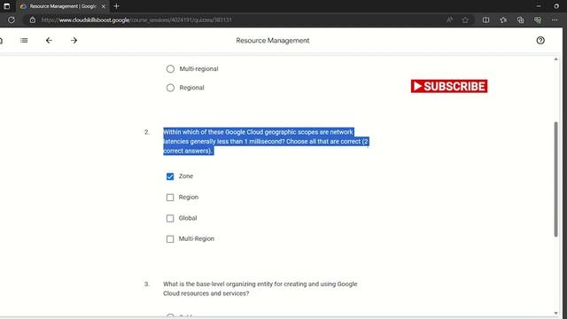 Resource Management Quiz| Getting Started with Google Kubernetes Engine смотреть онлайн